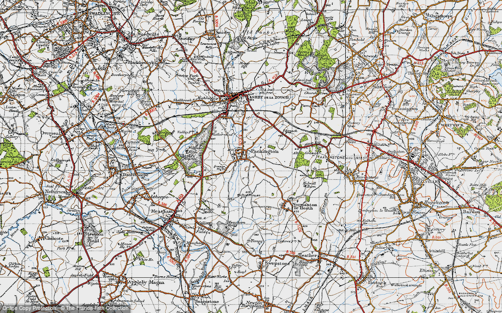 Old Map of Packington, 1946 in 1946