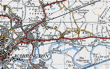 Old map of Paddington in 1947