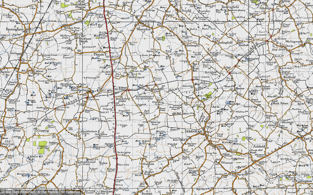 Old Map of Page's Green, 1946 in 1946