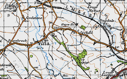 Old map of Painleyhill in 1946