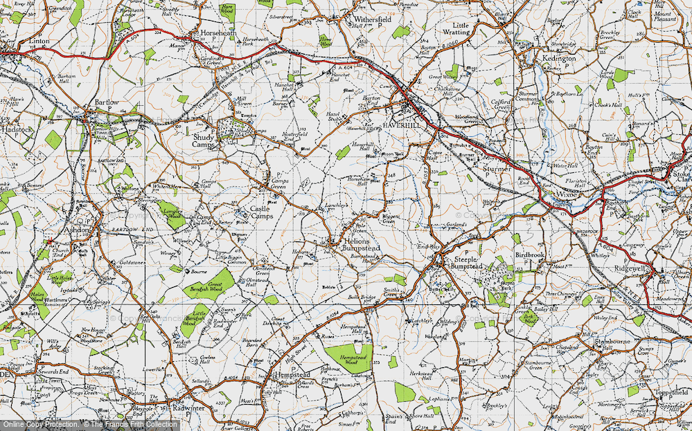 Old Map of Pale Green, 1946 in 1946