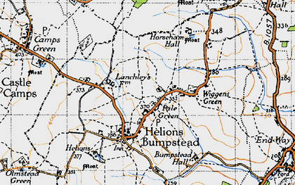 Old map of Pale Green in 1946