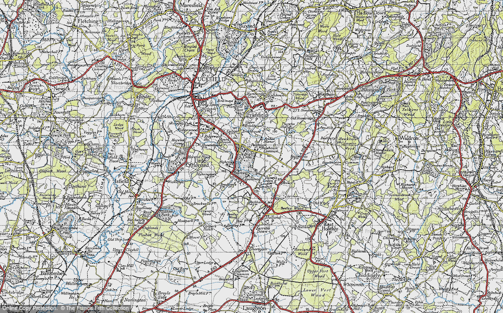 Old Map of Palehouse Common, 1940 in 1940