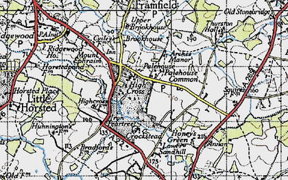 Old map of Arches Manor in 1940