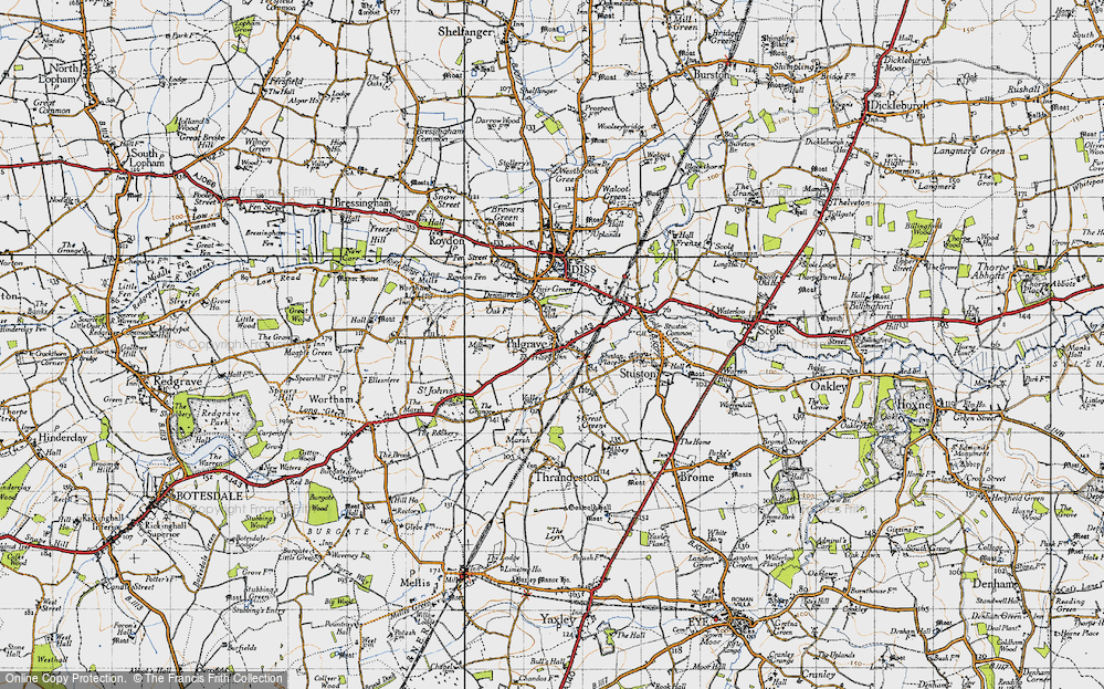 Old Map of Palgrave, 1946 in 1946
