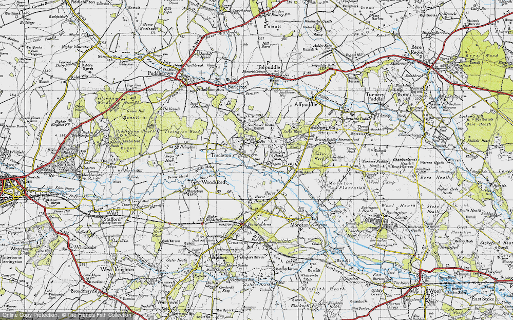 Old Map of Pallington, 1945 in 1945