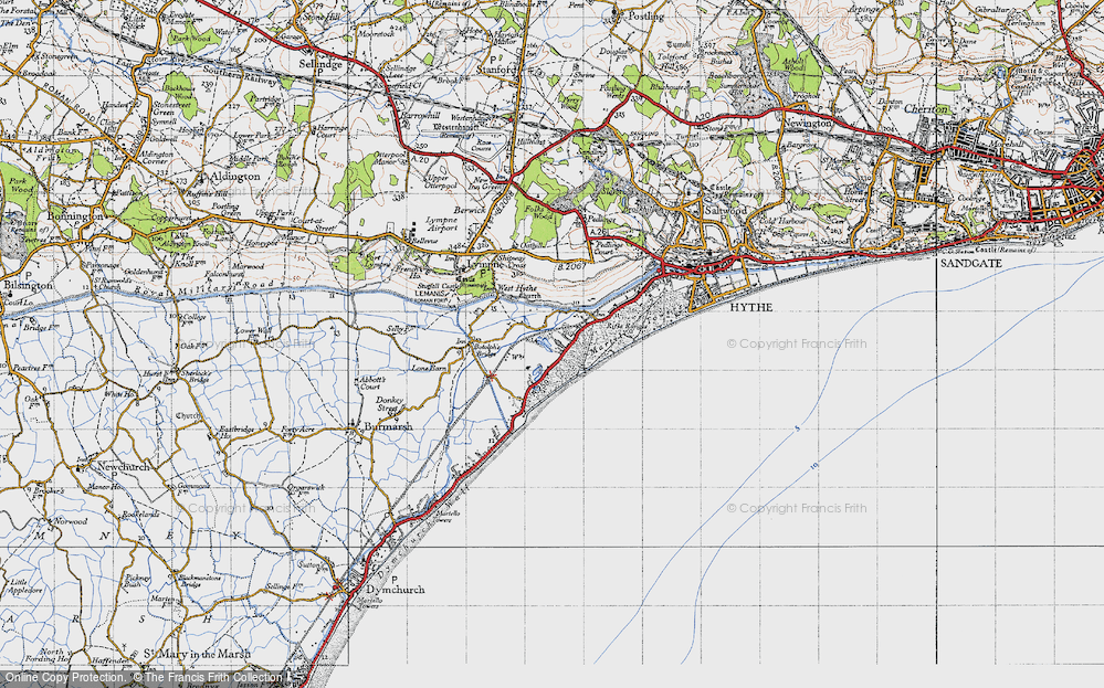 Old Map of Palmarsh, 1947 in 1947