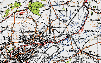 Old map of Palmerstown in 1947