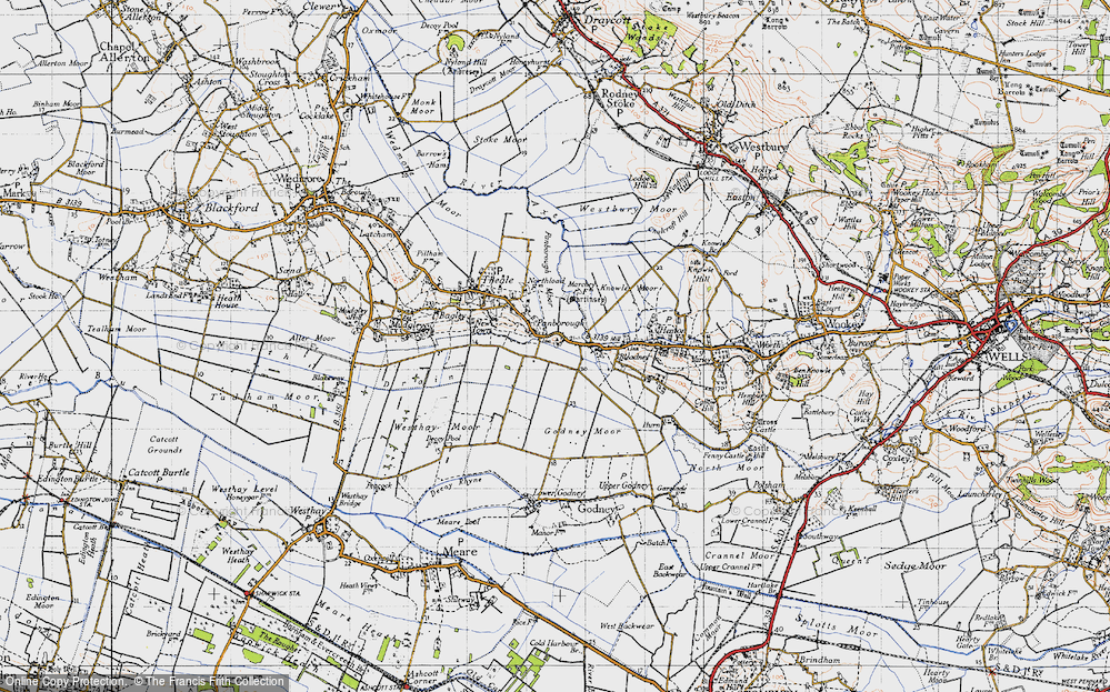 Old Map of Panborough, 1946 in 1946