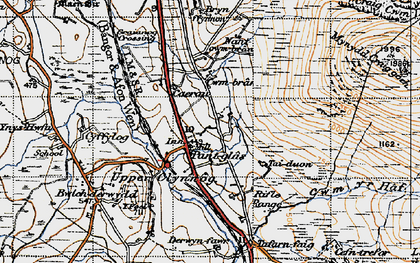 Old map of Pant Glâs in 1947