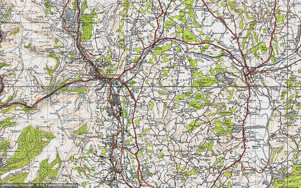 Old Map of Panteg, 1946 in 1946
