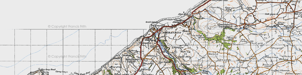 Old map of Panteg in 1947