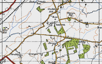 Old map of Panton in 1946