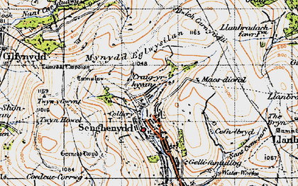 Old map of Parc Mawr in 1947
