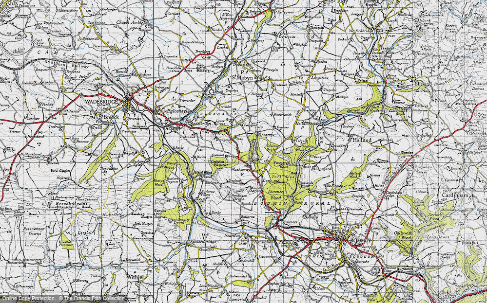 Old Map of Park, 1946 in 1946