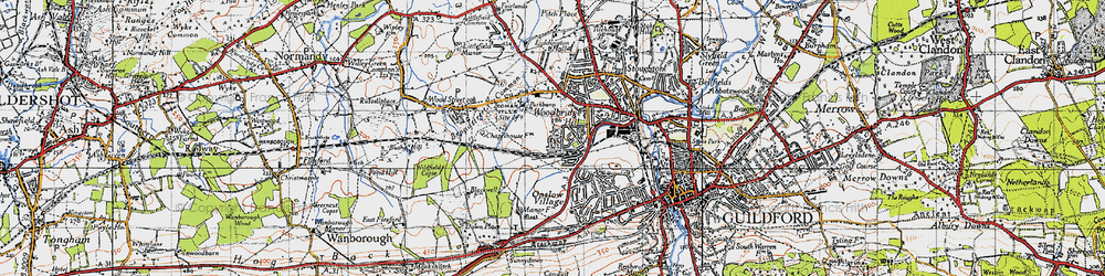 Old map of Broadstreet Common in 1940