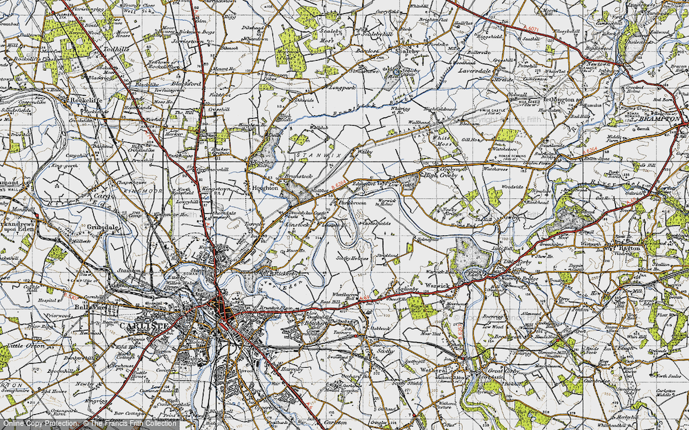 Old Map of Park Broom, 1947 in 1947