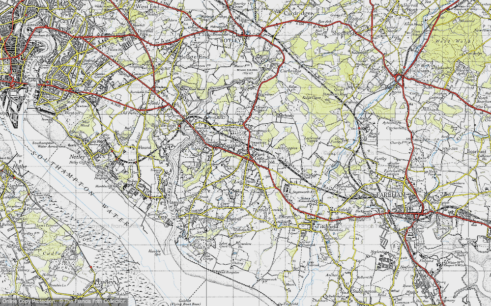 Old Map of Park Gate, 1945 in 1945