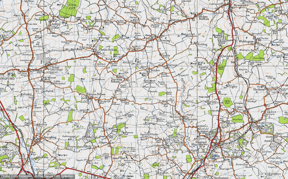Old Map of Park Green, 1946 in 1946
