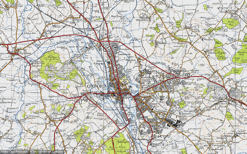 Old Map of Park Town, 1946 in 1946