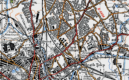 Old map of Park Village in 1946
