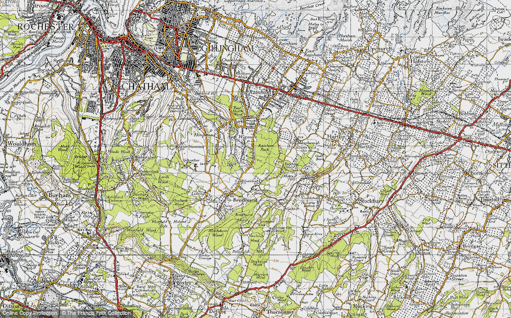 Old Map of Park Wood, 1946 in 1946