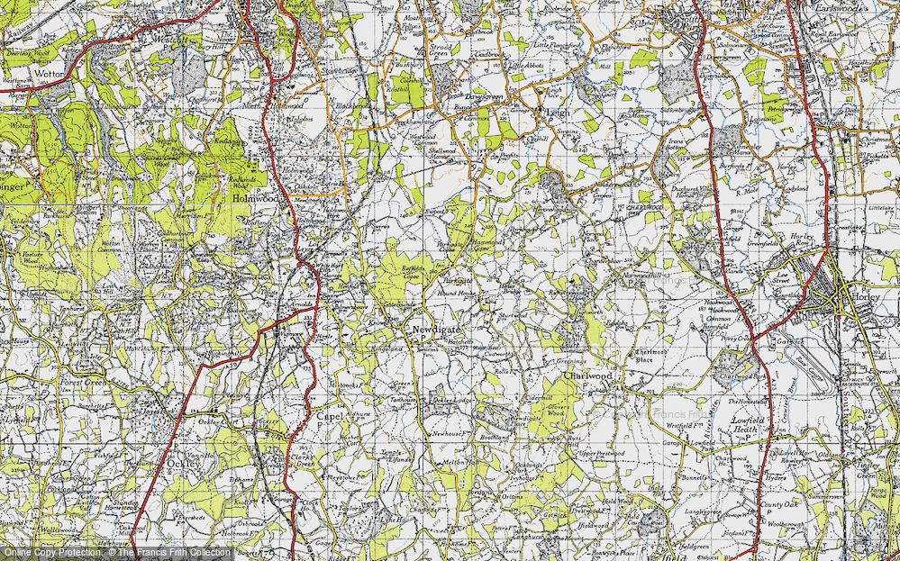 Old Map of Parkgate, 1940 in 1940