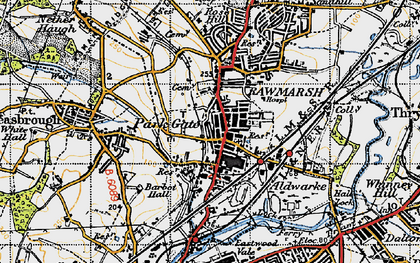 Old map of Parkgate in 1947