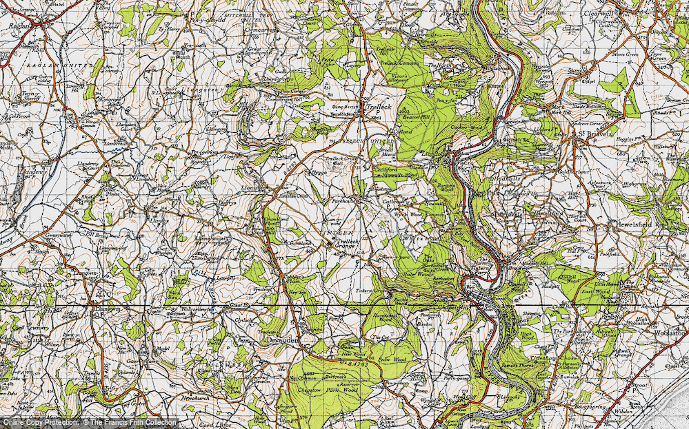 Old Map of Parkhouse, 1946 in 1946