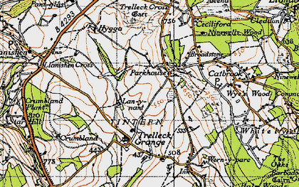 Old map of Parkhouse in 1946