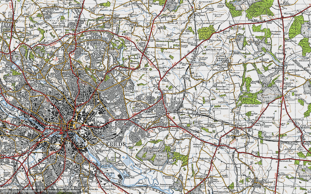 Old Map of Parklands, 1947 in 1947