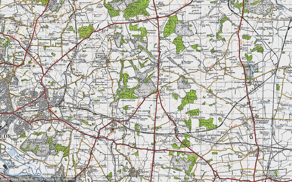 Old Map of Parlington, 1947 in 1947