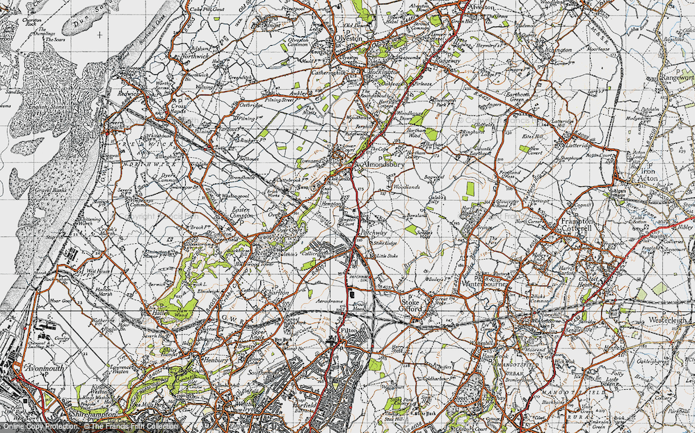 Old Map of Patchway, 1946 in 1946