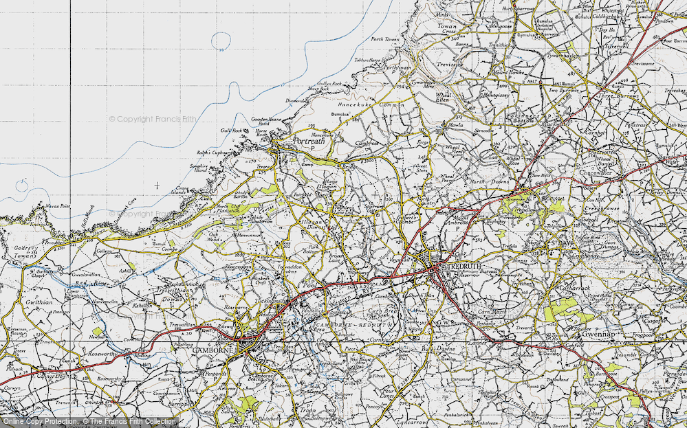 Old Map of Paynter's Lane End, 1946 in 1946