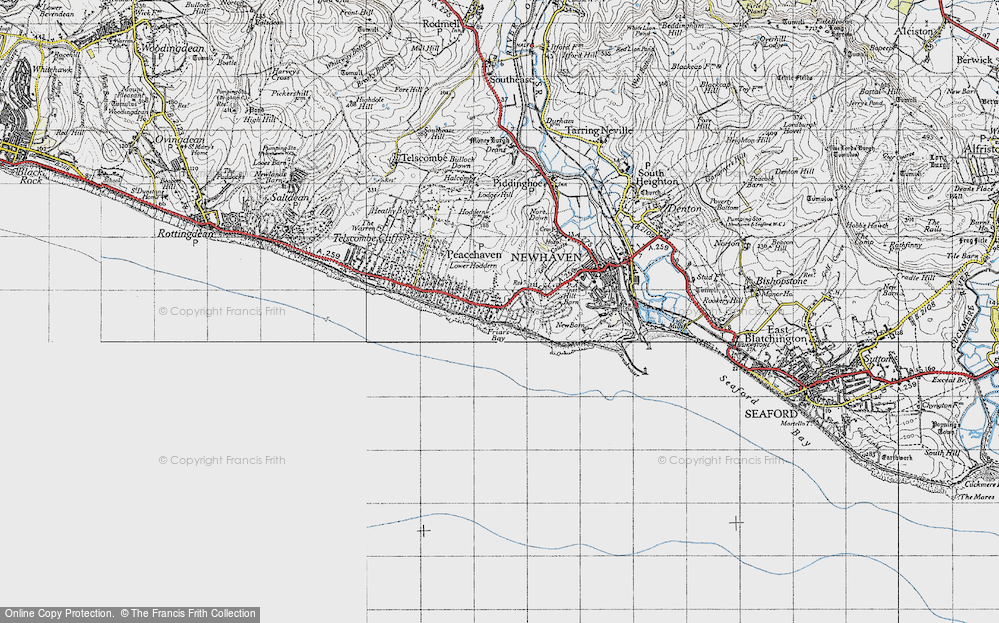 Old Map of Peacehaven Heights, 1940 in 1940