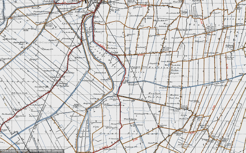 Old Map of Peak Hill, 1946 in 1946