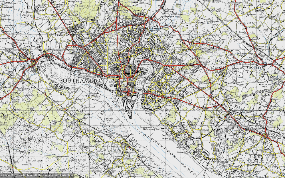 Old Map of Peartree Green, 1945 in 1945