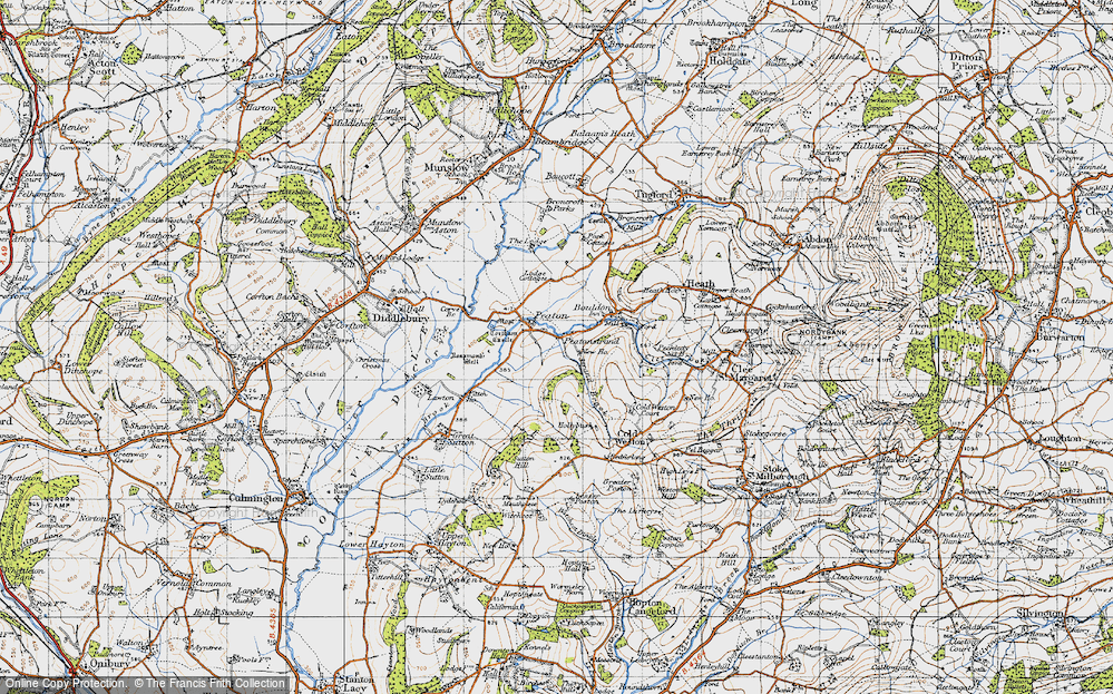 Old Map of Peatonstrand, 1947 in 1947