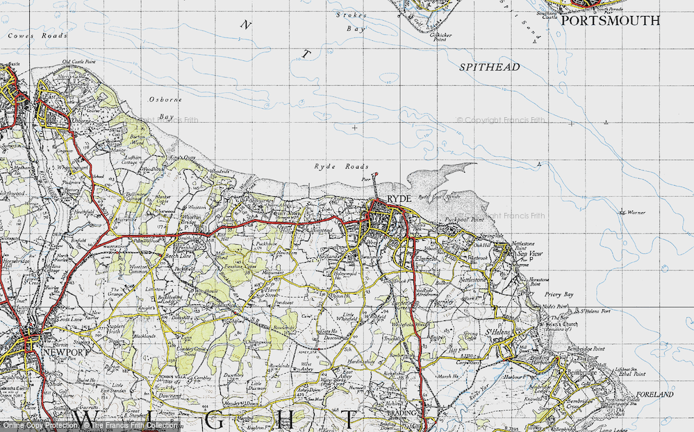 Old Map of Pelhamfield, 1945 in 1945