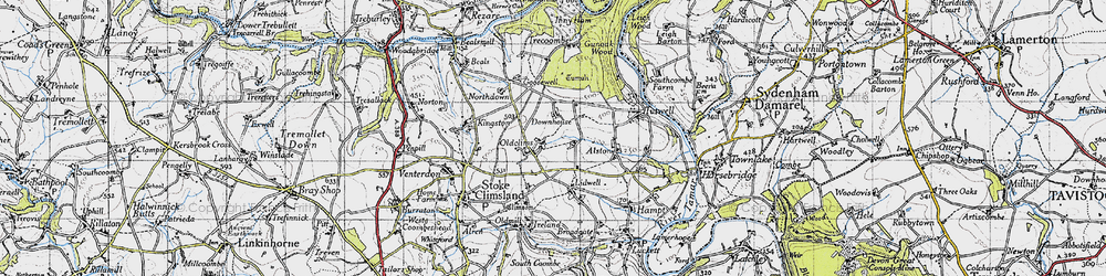 Old map of Pempwell in 1946