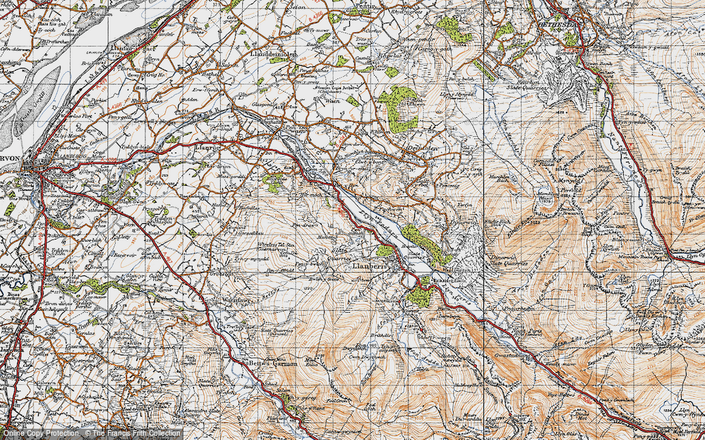 Old Map of Pen-gilfach, 1947 in 1947