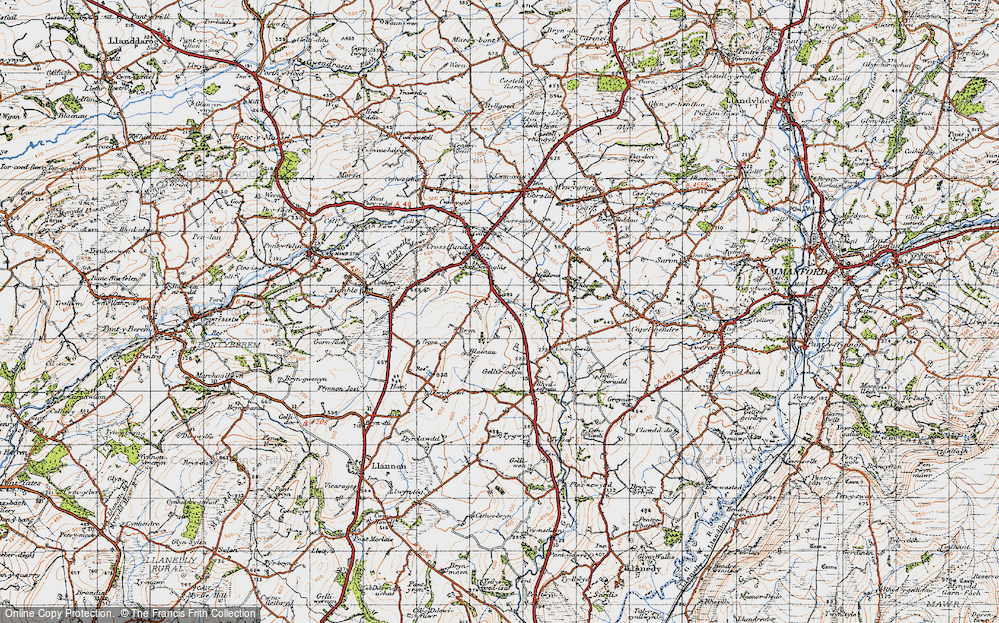 Old Map of Pen-twyn, 1947 in 1947