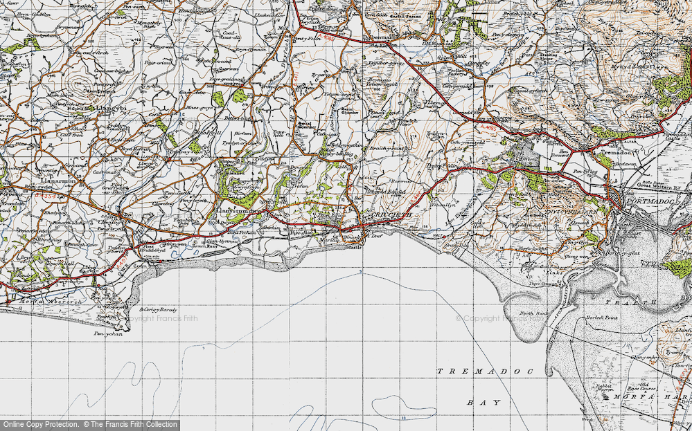 Old Map of Pen-y-bryn, 1947 in 1947