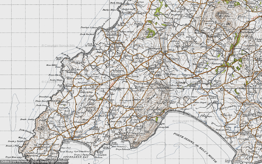 Pen-y-groeslon, 1947