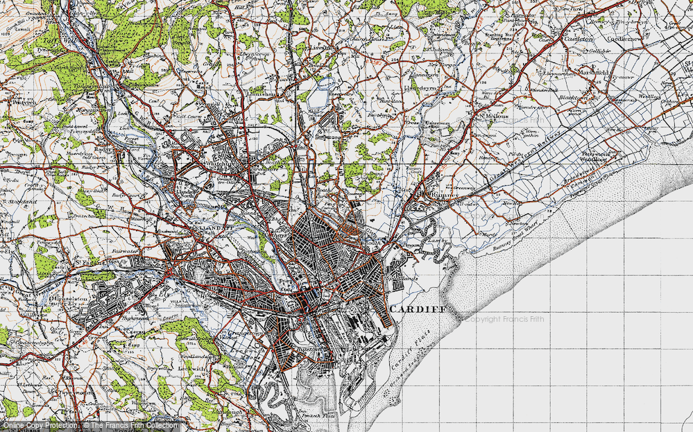 Old Map of Pen-y-lan, 1947 in 1947