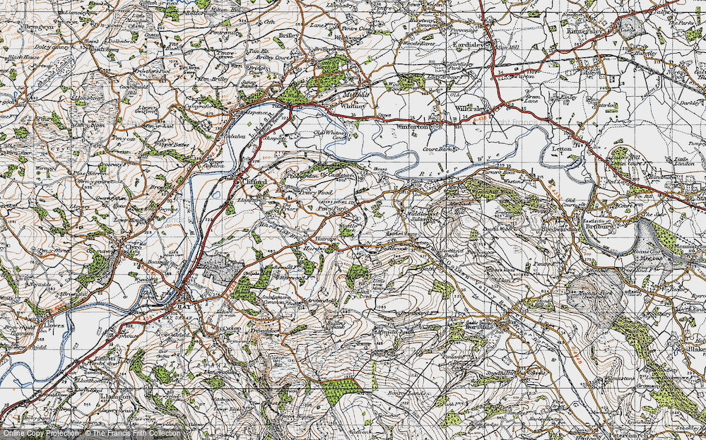 Old Map of Pen-y-Park, 1947 in 1947