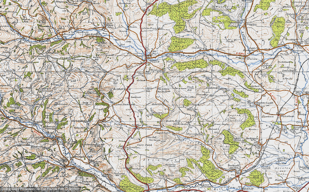 Old Map of Pen-y-wern, 1947 in 1947