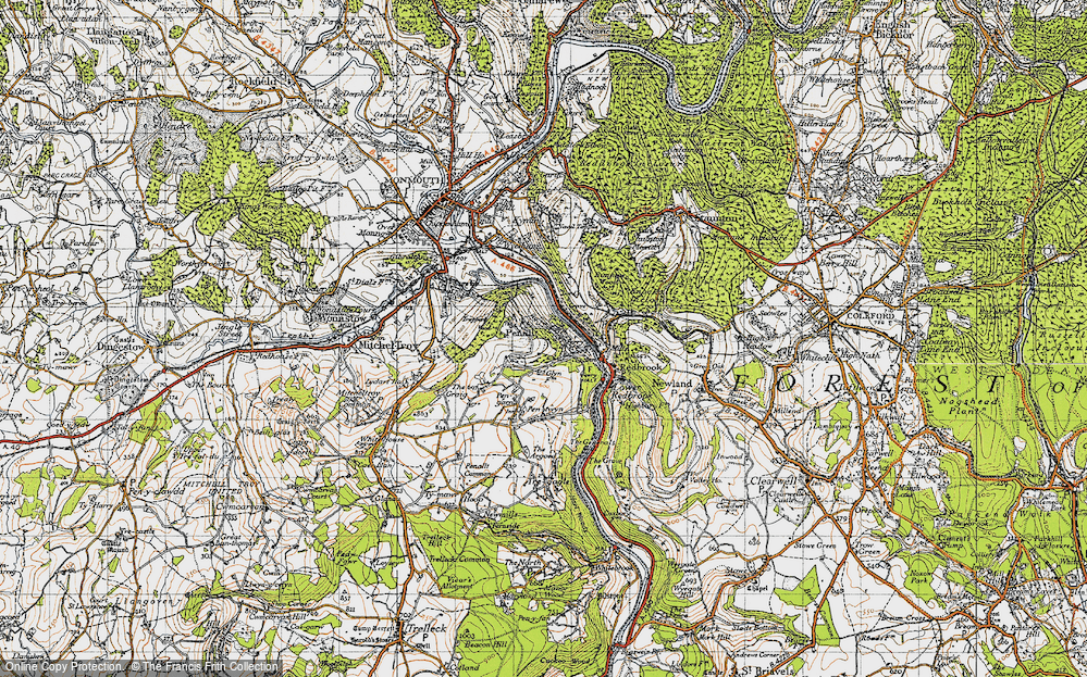Old Map of Penallt, 1946 in 1946