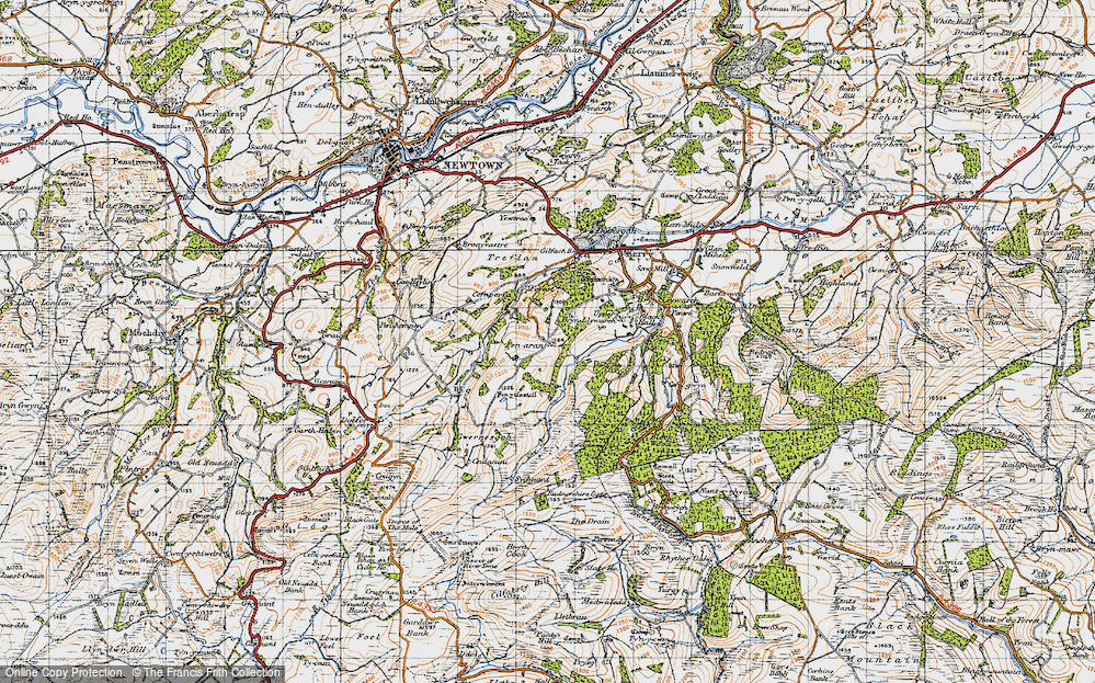 Old Map of Penarron, 1947 in 1947