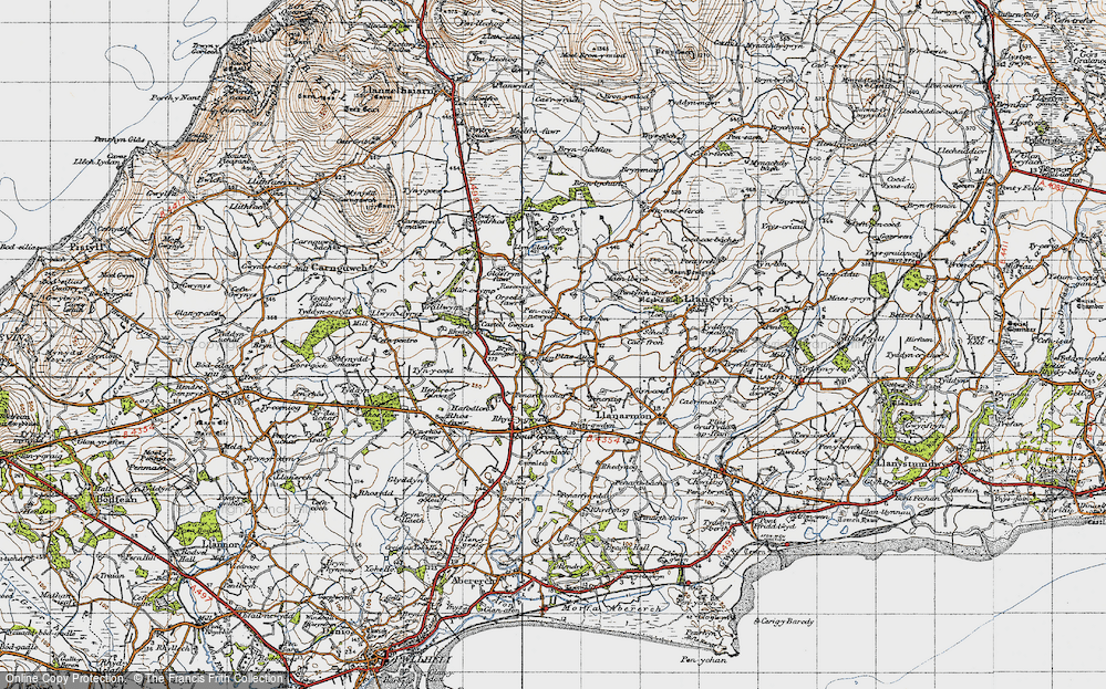 Old Map of Pencaenewydd, 1947 in 1947